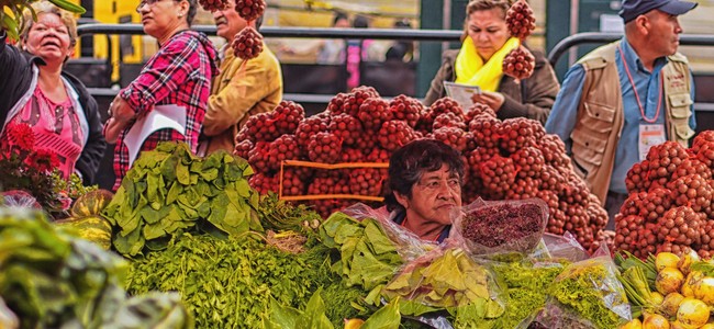 Le marché de Paloquemao Bogota