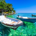 Isla-rosario-bateau-cote-caraibe-colombie