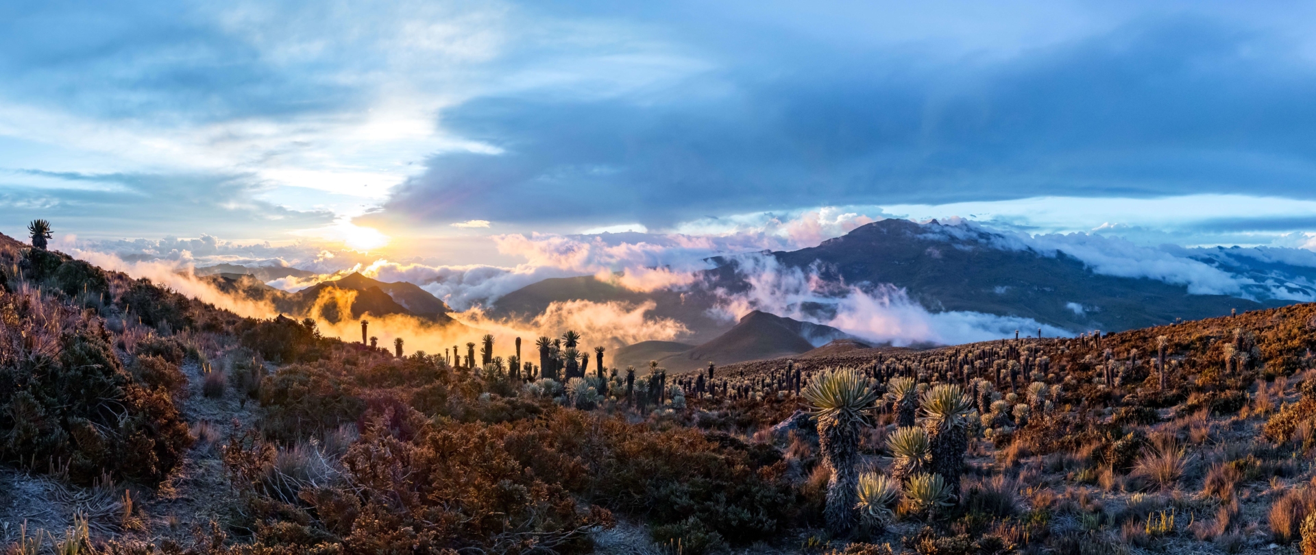 lever-soleil-montagne-volcan-Tolima-Los-Nevados-colombie