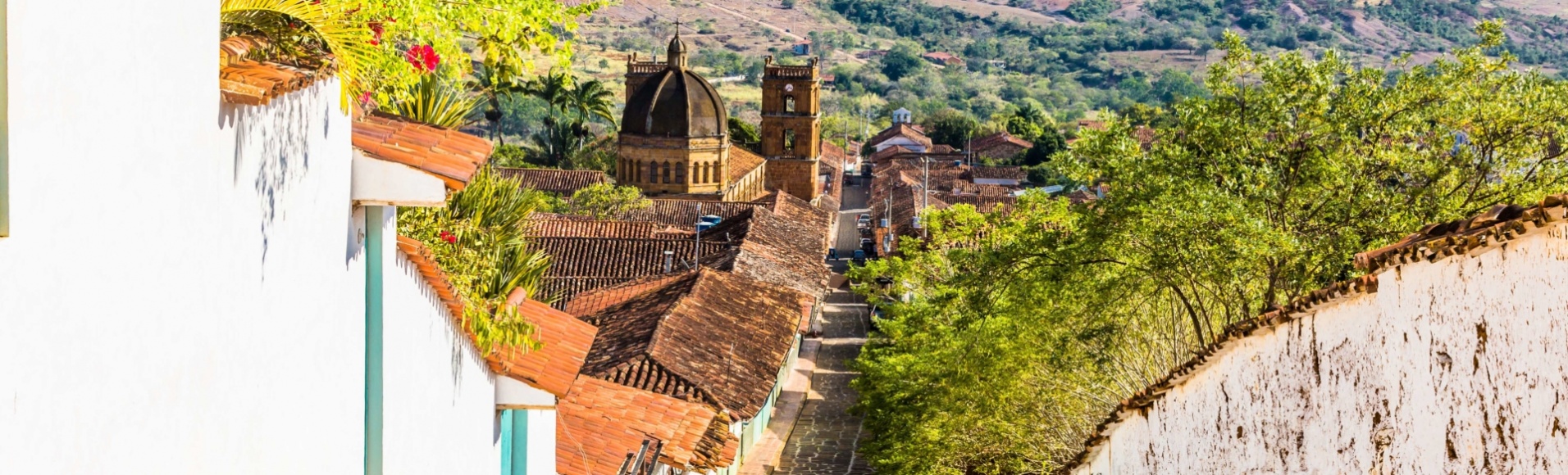 rue-village-colonial-Barichara-andes-colomibe