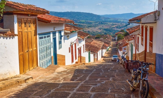 vue-rue-village-barichara-colonial-colombie