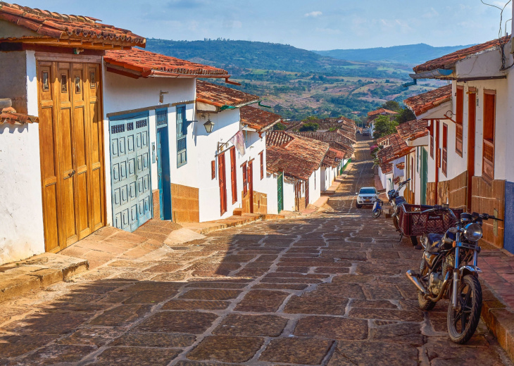 vue-rue-village-barichara-colonial-colombie